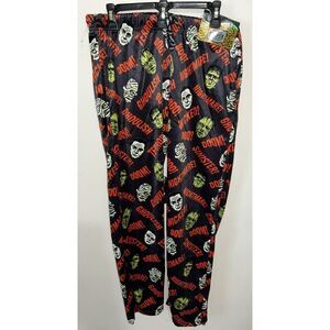 Men's Happy Boxers Premium Fleece Monsters Sleep Pants Size Large